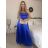 Šaty letní na ramínka dámské (S/M ONE SIZE) ITALSKÁ MÓDA IMPBB22B21841 S / M red