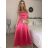 Šaty letní na ramínka dámské (S/M ONE SIZE) ITALSKÁ MÓDA IMPBB22B21841 S / M red