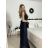 Long glittery sleeveless party dress for women (S/M/L ONE SIZE) ITALIAN FASHION IMPSH2520034