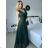 Long glittery sleeveless party dress for women (S/M/L ONE SIZE) ITALIAN FASHION IMPSH2520034