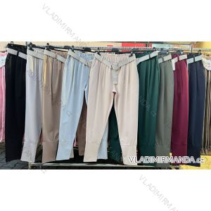 Elegant trousers with belt for women (S/M/L ONE SIZE) ITALIAN FASHION IM425057