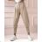 Elegant women's oversized sweatpants (48/50/52 ONE SIZE) ITALIAN FASHION IM425096