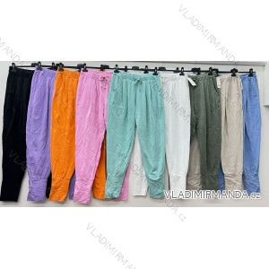 Elegant trousers with belt for women (S/M/L ONE SIZE) ITALIAN FASHION IM425057