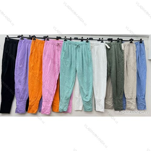 Elegant trousers with belt for women (S/M/L ONE SIZE) ITALIAN FASHION IM425057