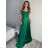Women's long elegant party dress with straps (S/M ONE SIZE) ITALIAN FASHION IMPBB23B23505