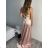 Women's long elegant party dress with straps (S/M ONE SIZE) ITALIAN FASHION IMPBB23B23505