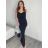Šaty letní na ramínka dámské (S/M ONE SIZE) ITALSKÁ MÓDA IMPBB22B21841 black S/M/L
