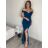Women's Long Summer Elegant Sleeveless Dress (S/M ONE SIZE) ITALIAN FASHION IMPBB23C29640 -   turquoise -   S/M/L