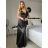 Women's long strapless formal dress (S/M ONE SIZE) ITALIAN FASHION IM425HELEN
