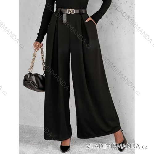 Elegant trousers with belt for women (S/M/L ONE SIZE) ITALIAN FASHION IMD25006