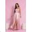 Women's strapless tulle party dress (S/M/L ONE SIZE) ITALIAN FASHION IM923001 pink baby