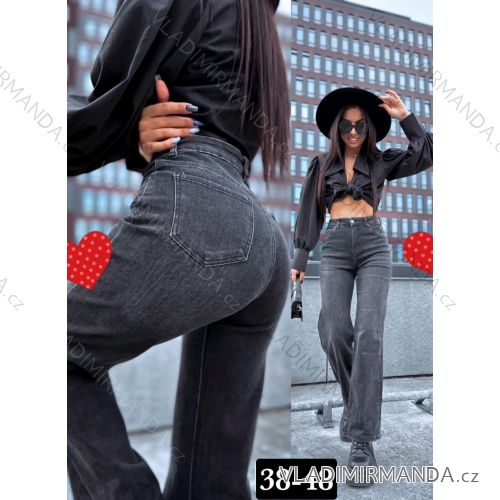 Women's long jeans, oversized (34-42) TRA25006