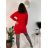 Women's Plus Size Warm Long Sleeve Dress (L/XL ONE SIZE) ITALIAN FASHION IMC23460