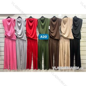 Women's Long Chiffon Short Sleeve Dress (S/M ONE SIZE) ITALIAN FASHION IMWGS231048