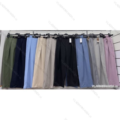 Elegant trousers with belt for women (S/M/L ONE SIZE) ITALIAN FASHION IMWCP25161