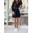 Women's short sleeve summer casual dress (S/M/L ONE SIZE) ITALIAN FASHION IMWGB25022