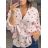 Women's oversized muslin long sleeve shirt (S/M/L ONE SIZE) ITALIAN FASHION IMWGB25193