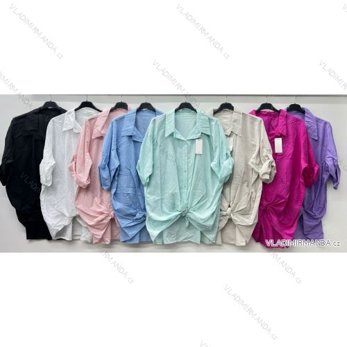 Elegant trousers with belt for women (S/M/L ONE SIZE) ITALIAN FASHION IM425057