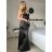 Elegant formal dress with straps for women (S / M ONE SIZE) ITALIAN FASHION IM321576