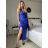 Elegant formal dress with straps for women (S / M ONE SIZE) ITALIAN FASHION IM321576 -   black -   S / M