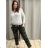 Long sweatshirts (uni sl) ITALIAN MODA IM318320 green khaki L / XL