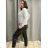 Long sweatshirts (uni sl) ITALIAN MODA IM318320 green khaki L / XL