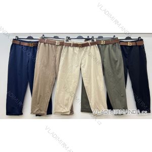 Elegant trousers with belt for women (S/M/L ONE SIZE) ITALIAN FASHION IM425057
