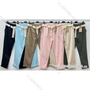 Elegant trousers with belt for women (S/M/L ONE SIZE) ITALIAN FASHION IM425057