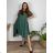 Women's Plus Size Long Warm Long Sleeve Dress (50/52/54 ONE SIZE) ITALIAN FASHION IM424636