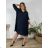 Women's elegant party long sleeve dress (S/M ONE SIZE) ITALIAN FASHION IM322282  green khaki