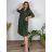 Women's elegant party long sleeve dress (S/M ONE SIZE) ITALIAN FASHION IM322282