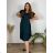 Women's oversized summer short sleeve dress (44/46/48 ONE SIZE) ITALIAN FASHION IM425022