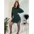 Women's long sleeve knitted dress (S/M/L ONE SIZE) ITALIAN FASHION IMC24487