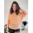 Women's long sleeve sweater (uni s / m) ITALIAN FASHION TM922STAR purple M / L