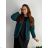 Elegant long sleeve women's jacket, oversized (48/50/52 ONE SIZE) ITALIAN FASHION IMD25513