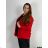 Elegant long sleeve women's jacket, oversized (48/50/52 ONE SIZE) ITALIAN FASHION IMD25513
