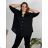Women's elegant party long sleeve dress (S/M ONE SIZE) ITALIAN FASHION IM322282