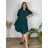 Women's elegant party long sleeve dress (S/M ONE SIZE) ITALIAN FASHION IM322282