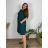 Women's elegant party long sleeve dress (S/M ONE SIZE) ITALIAN FASHION IM322282