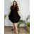 Women's Cotton Short Sleeve Summer Dress (S / M / L / XL ONE SIZE) ITALIAN FASHION IMD22472 60/62 růžová fuchsiová