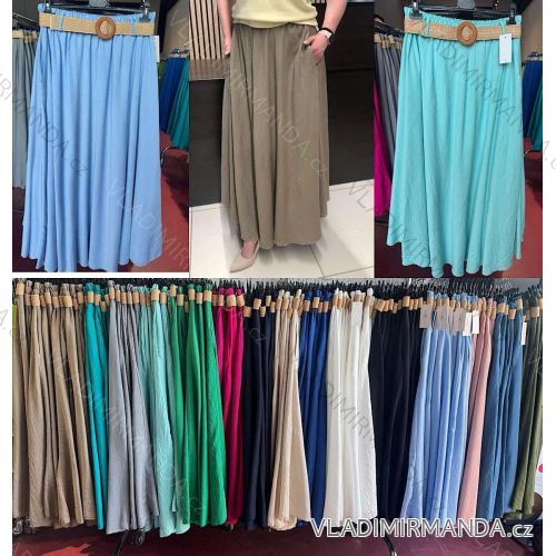 Women's Long Tulle Skirt (S/M ONE SIZE) ITALIAN FASHION IMWB233518