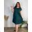 Women's oversized summer short sleeve dress (44/46/48 ONE SIZE) ITALIAN FASHION IM425022