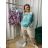 Women's Long Sleeve Shirt Dress (S/M ONE SIZE) ITALIAN FASHION IMWD232607