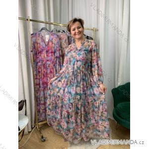 Women's Long Sleeve Shirt Dress (S/M ONE SIZE) ITALIAN FASHION IMWD232607