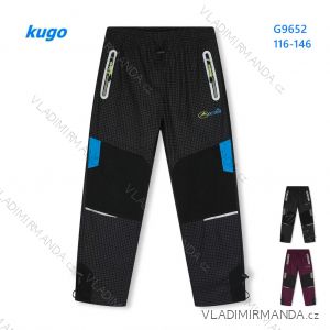 Softshell pants for children and teenagers for boys and girls (116-146) KUGO NK5655