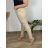 Jacket thin long sleeve women's (UNI XS-M) ITALIAN FASHION IM120049 beige L / XL