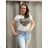 Women's short sleeve T-shirt (S/M/L ONE SIZE) ITALIAN FASHION IMPLI2550873-2