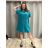 Women's sleeveless summer dress (UNI SL) ITALIAN FASHION IMK201505107 emerald green