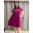Women's oversized summer short sleeve dress (44/46/48 ONE SIZE) ITALIAN FASHION IM425022