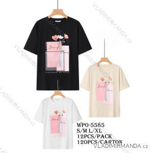 Women's short sleeve T-shirt (S/M - L/XL) GLO-STORY GLO25WPO-5585